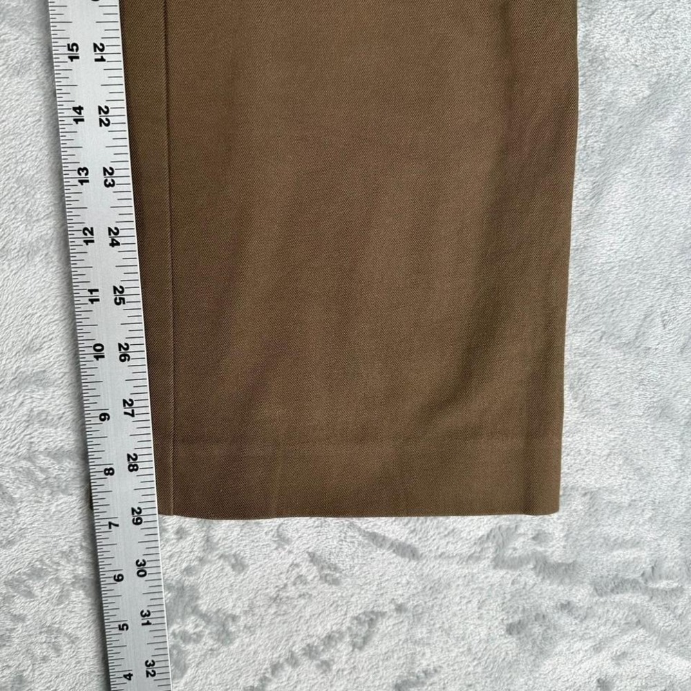 Lauren Ralph Lauren Pants Women 14P Brown Dark Academia Classic Trousers - Picture 6 of 7